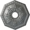 Ekena Millwork Nottingham Ceiling Medallion (Fits Canopies up to 4 5/8"), 18"OD x 3 1/2"ID x 1 1/2"P, Platinum CM18NTPLS - alternate 1